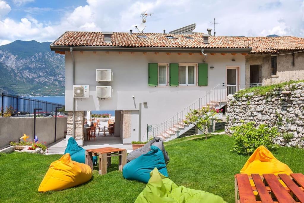 Il Frantoio A Monte-Vicino Al Lago Malcesine Dış mekan fotoğraf